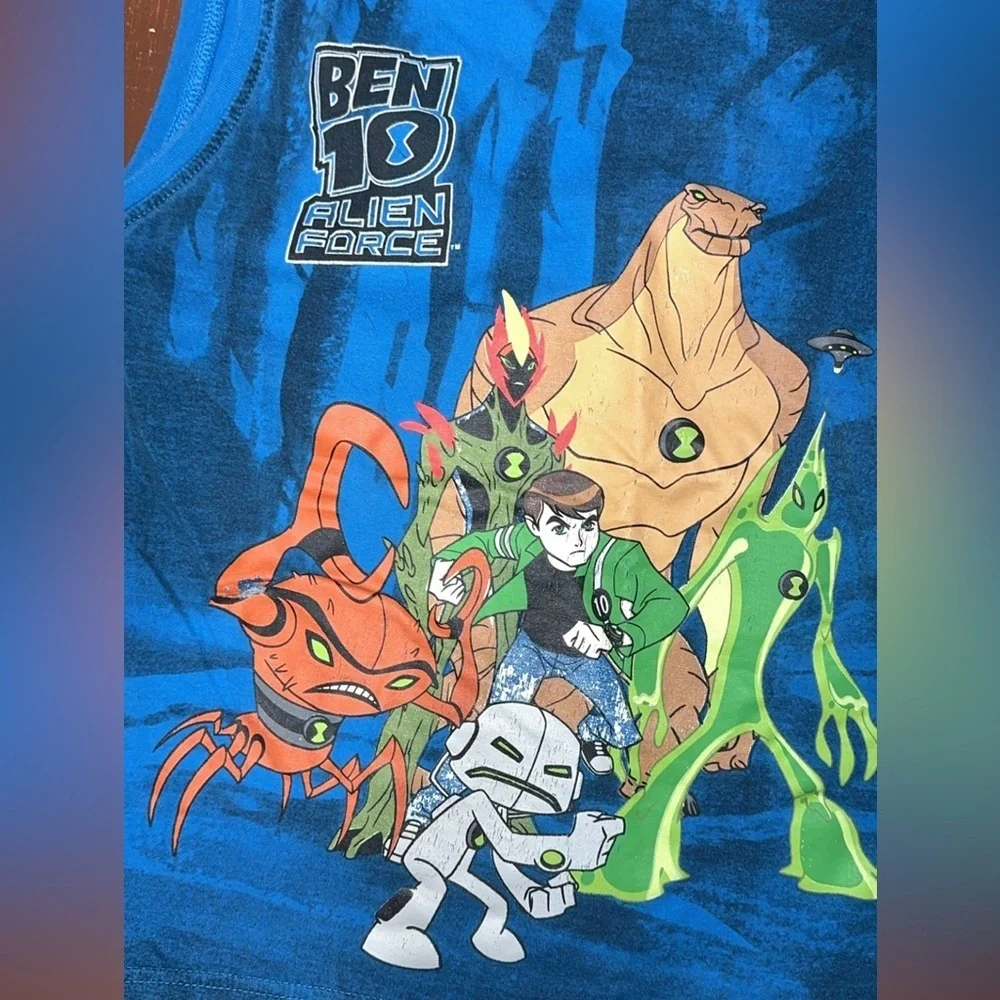 Cartoon Network Y2K Ben 10 Alien Force Kids Tank Top - 12